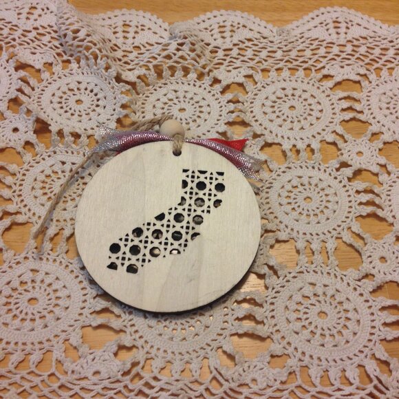 California Home Christmas Ornament, home, lightweight wood, new item - Picture 4 of 4